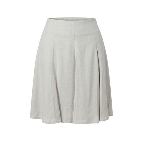 Jupe femme en viscose beige Trussardi Jeans