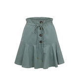 Jupe femme Trussardi Jeans en coton vert