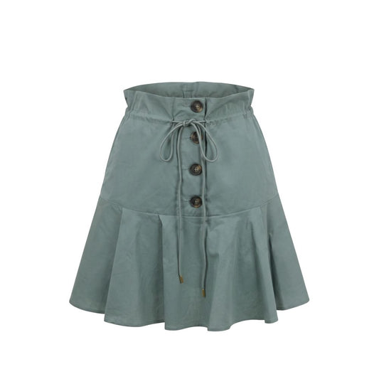 Jupe femme Trussardi Jeans en coton vert