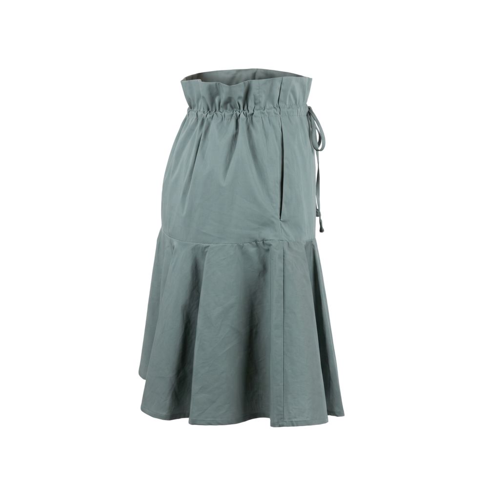 Jupe femme Trussardi Jeans en coton vert