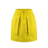 Jupe femme en polyamide jaune Trussardi Jeans