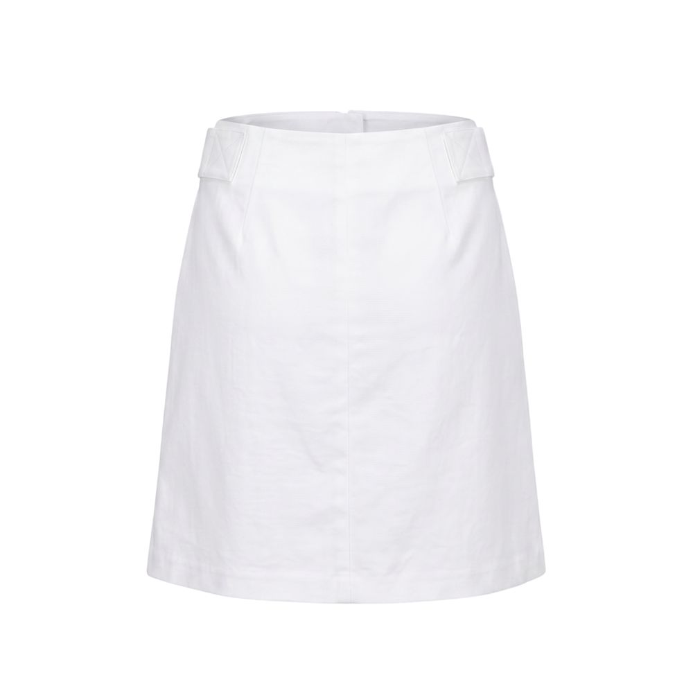 Jupe Femme Trussardi Jeans Blanche en Viscose