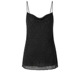 Trussardi Jeans Débardeur Noir Femme en Polyester
