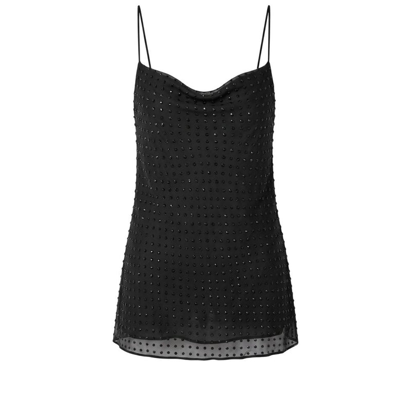 Trussardi Jeans Débardeur Noir Femme en Polyester