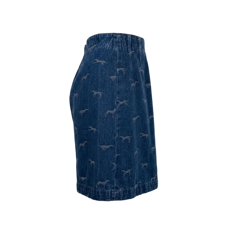Jupe en coton bleu Trussardi Jeans pour femme