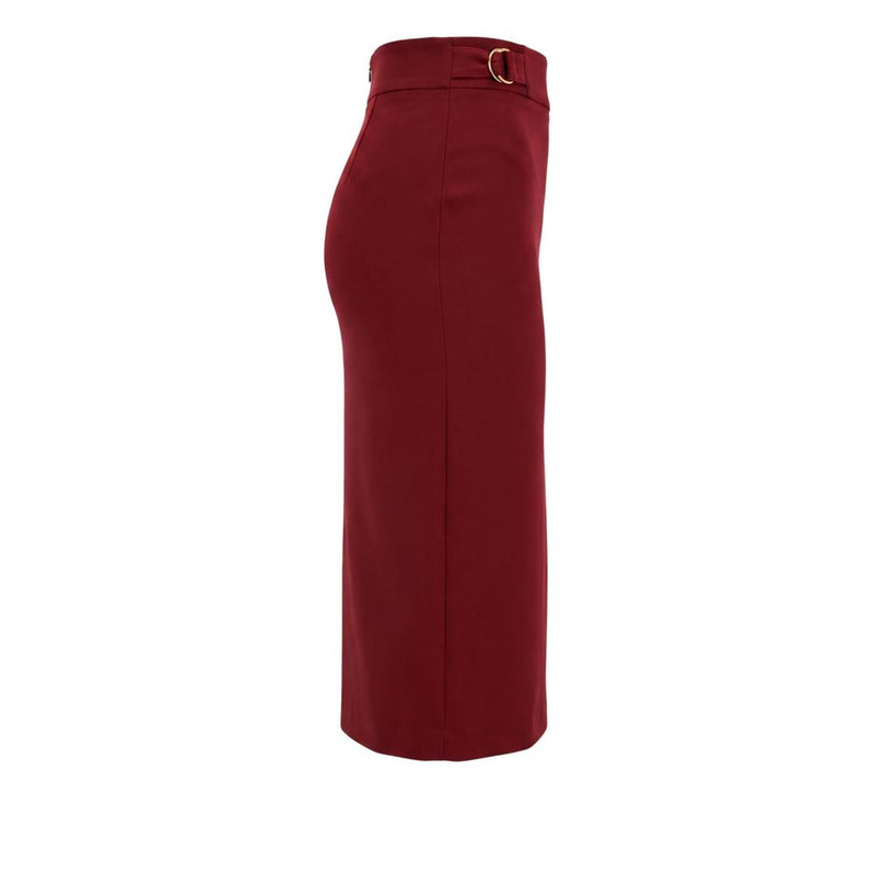 Jupe Trussardi Jeans en polyester rouge pour femme