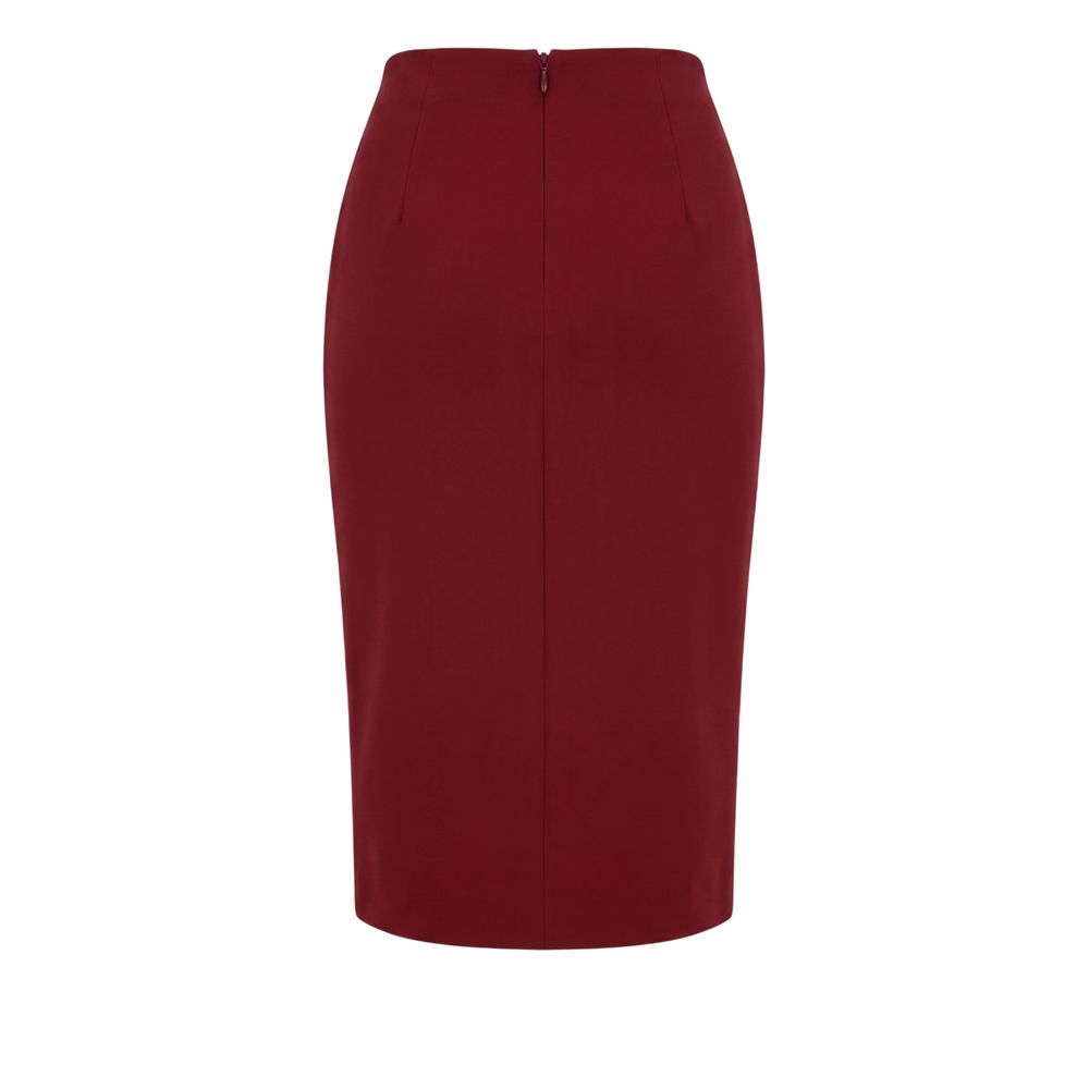 Jupe Trussardi Jeans en polyester rouge pour femme