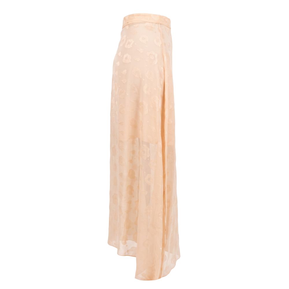 Jupe femme en polyester beige Trussardi Jeans