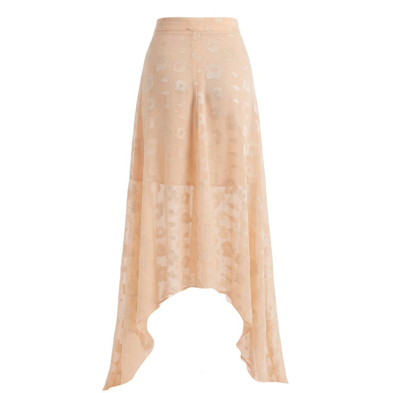 Jupe femme en polyester beige Trussardi Jeans
