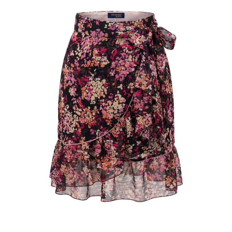 Jupe femme en polyester rose Trussardi Jeans