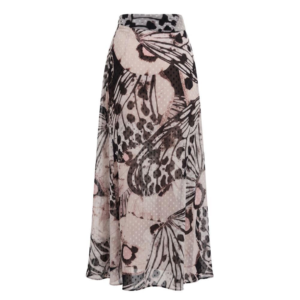 Trussardi Jeans Jupe Femme Rose en Polyester