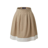 Jupe en coton beige pour femme Trussardi Jeans