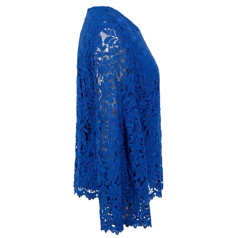 Chemise femme en polyester bleu Trussardi Jeans