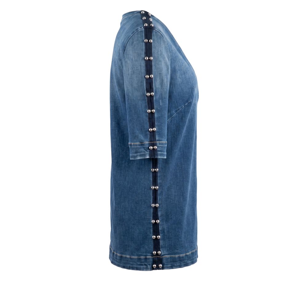 Chemise femme Trussardi Jeans en coton bleu