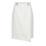 Jupe Trussardi Jeans en polyester blanc pour femme