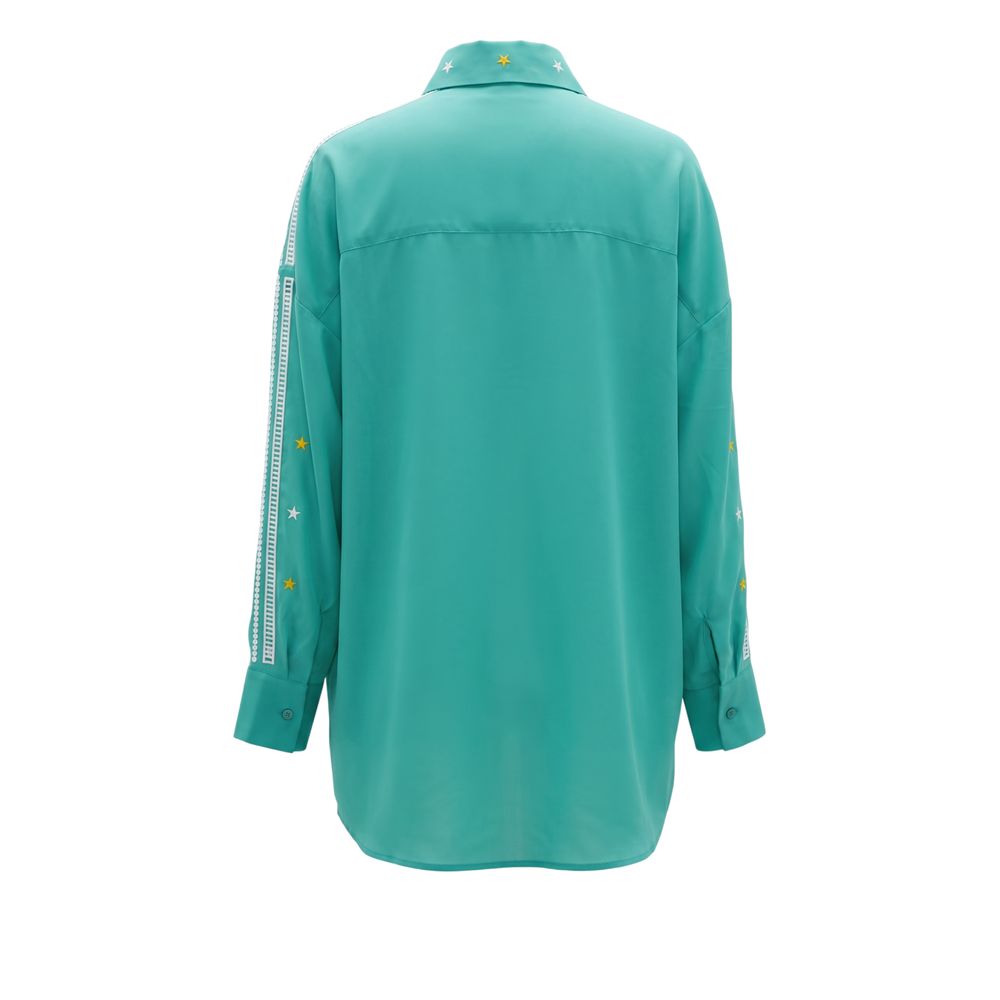 Chemise Trussardi Jeans en polyester vert pour femme