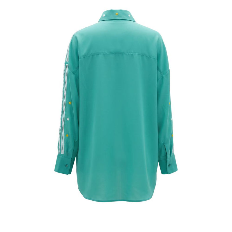 Chemise Trussardi Jeans en polyester vert pour femme
