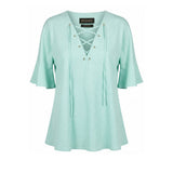 Chemise Trussardi en coton bleu clair pour femme