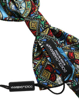 Nœud papillon à col ajustable multicolore Sicilian Dolce & Gabbana pour homme