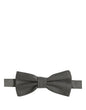 Dolce & Gabbana Men Gray Silk Patterned Adjustable Neck Papillon Bow Tie