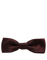 Dolce & Gabbana Homme Papillon Ajustable Marron 100% Soie