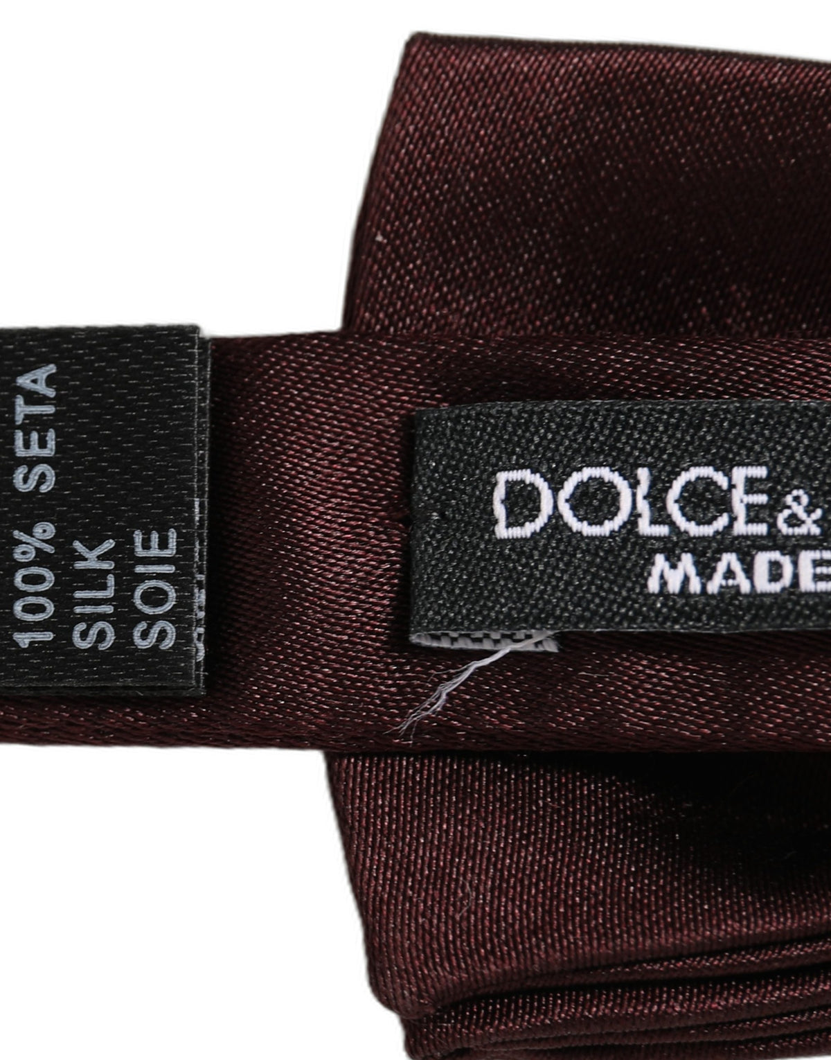 Dolce & Gabbana Homme Papillon Ajustable Marron 100% Soie