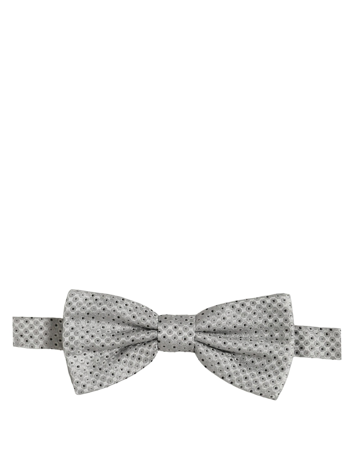 Nœud papillon Dolce & Gabbana pour homme, noir et gris à pois, réglable