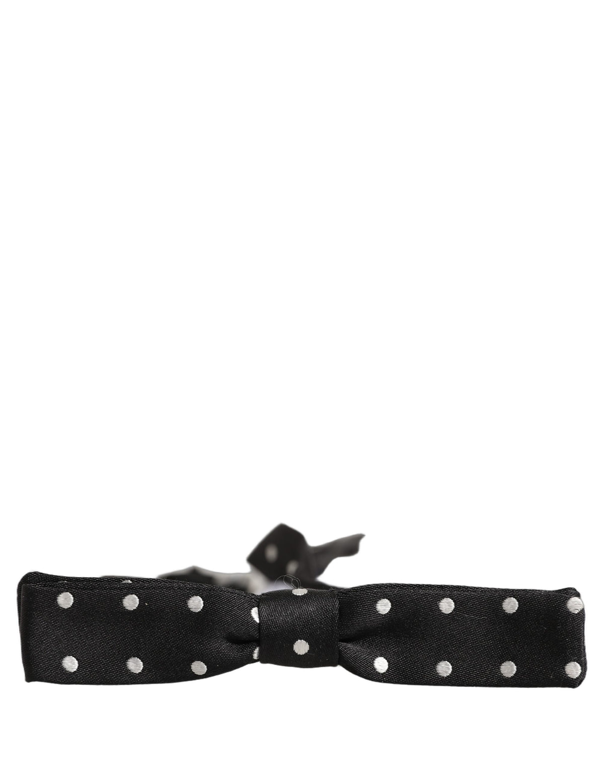 Nœud papillon ajustable Dolce &amp; Gabbana à pois noirs et blancs