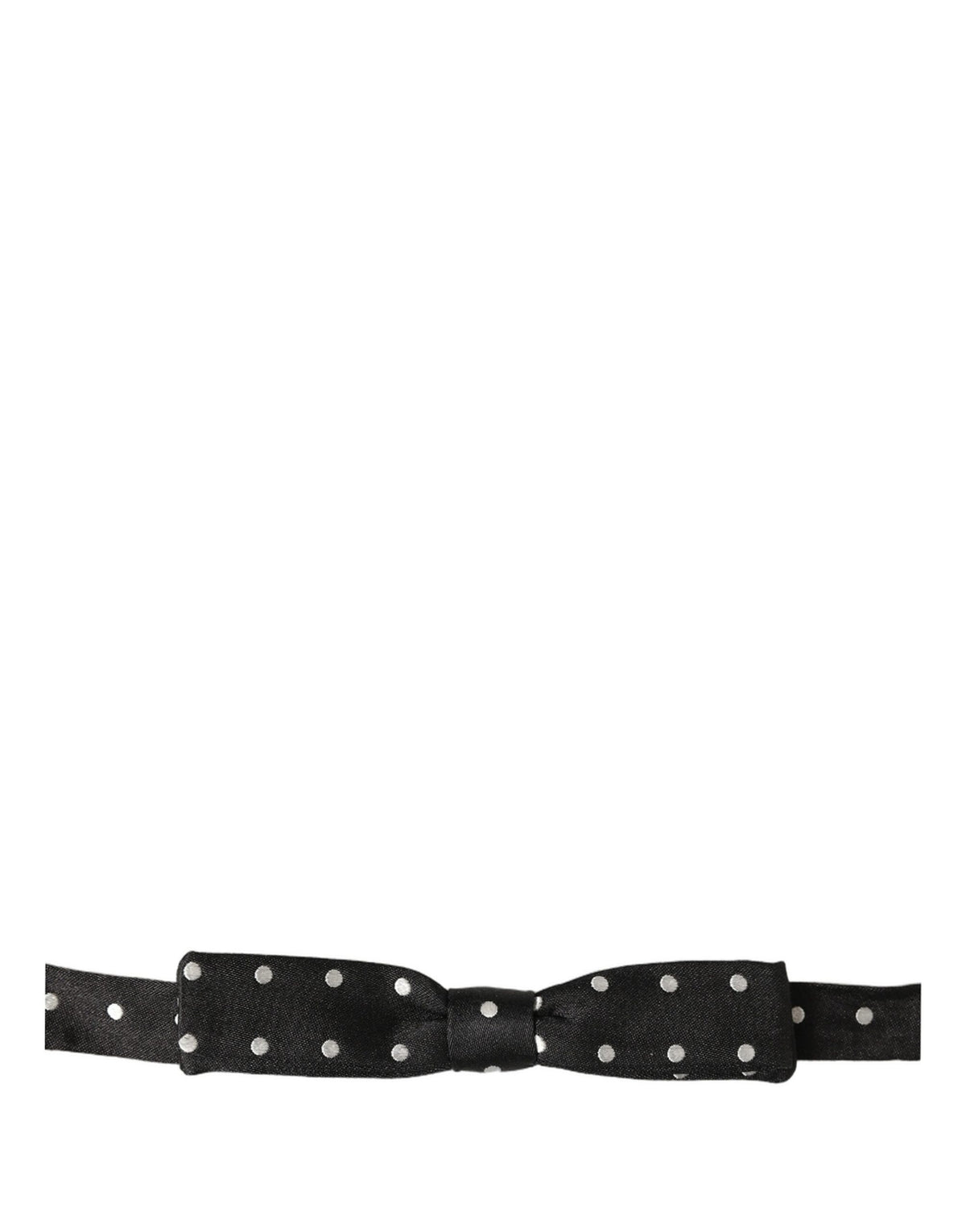 Nœud papillon ajustable Dolce &amp; Gabbana à pois noirs et blancs