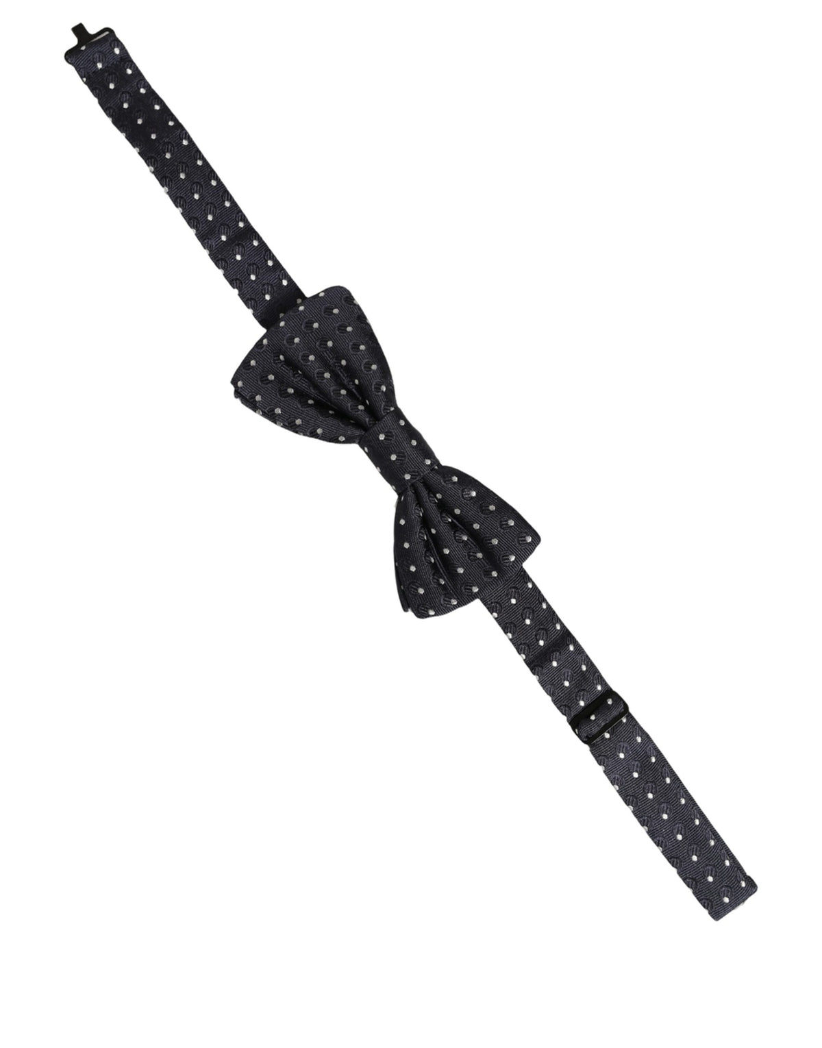 Nœud papillon ajustable Dolce &amp; Gabbana à pois noirs et blancs