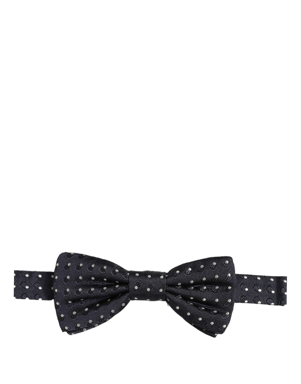 Nœud papillon ajustable Dolce &amp; Gabbana à pois noirs et blancs