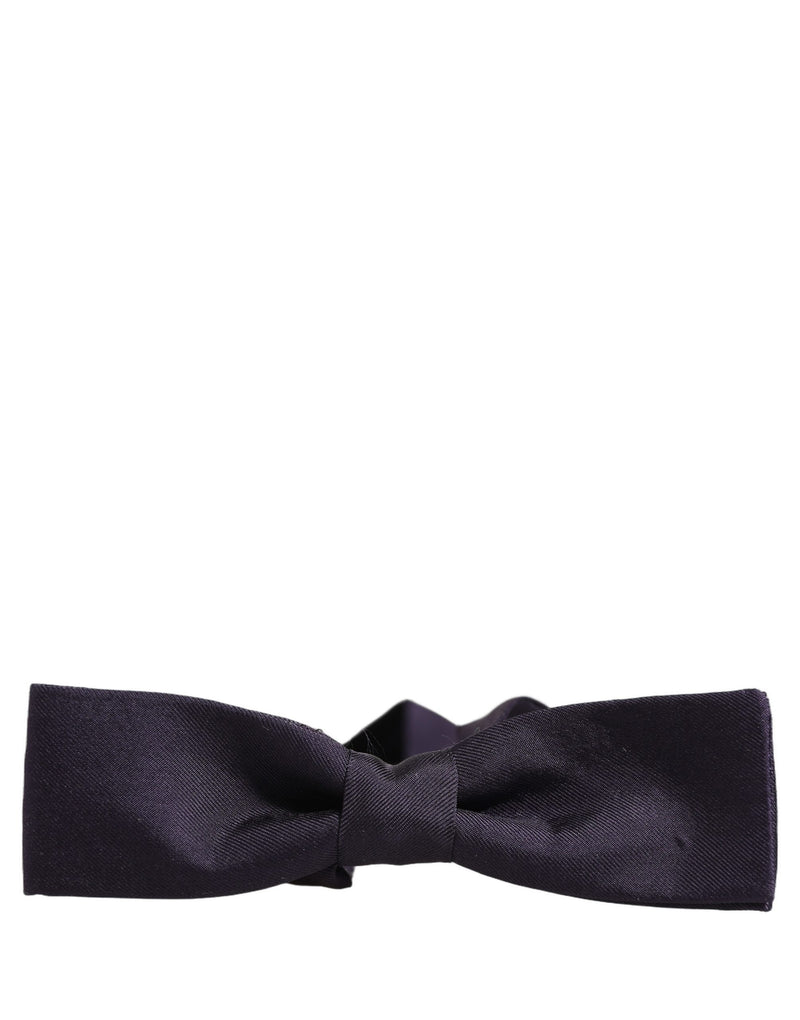 Nœud Papillon Dolce & Gabbana Homme Violet 100% Soie Ajustable Papillon