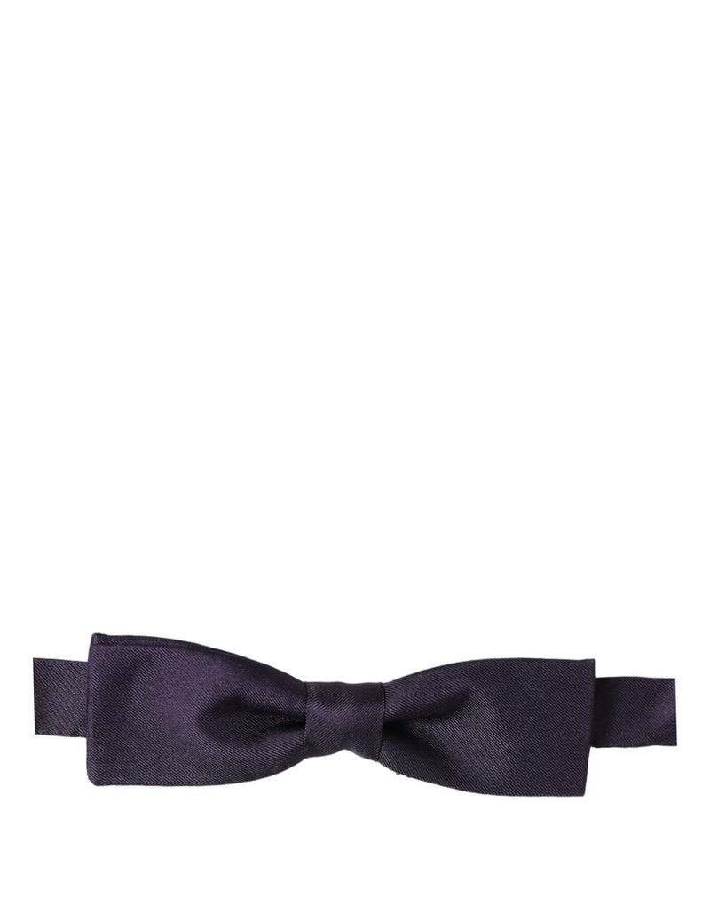 Nœud Papillon Dolce & Gabbana Homme Violet 100% Soie Ajustable Papillon