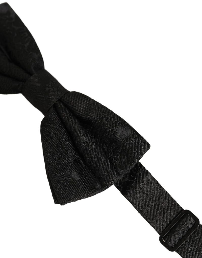 Nœud Papillon Dolce & Gabbana Homme Noir Soie Paisley Réglable