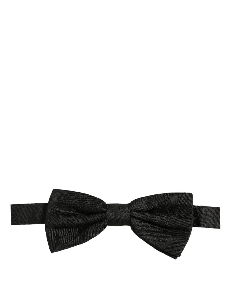 Nœud Papillon Dolce & Gabbana Homme Noir Soie Paisley Réglable