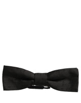 Nœud papillon réglable Dolce & Gabbana Homme Noir 100% Soie
