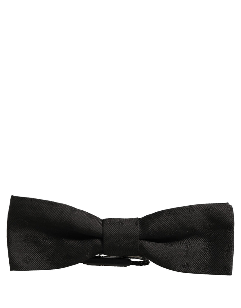 Nœud papillon réglable Dolce & Gabbana Homme Noir 100% Soie