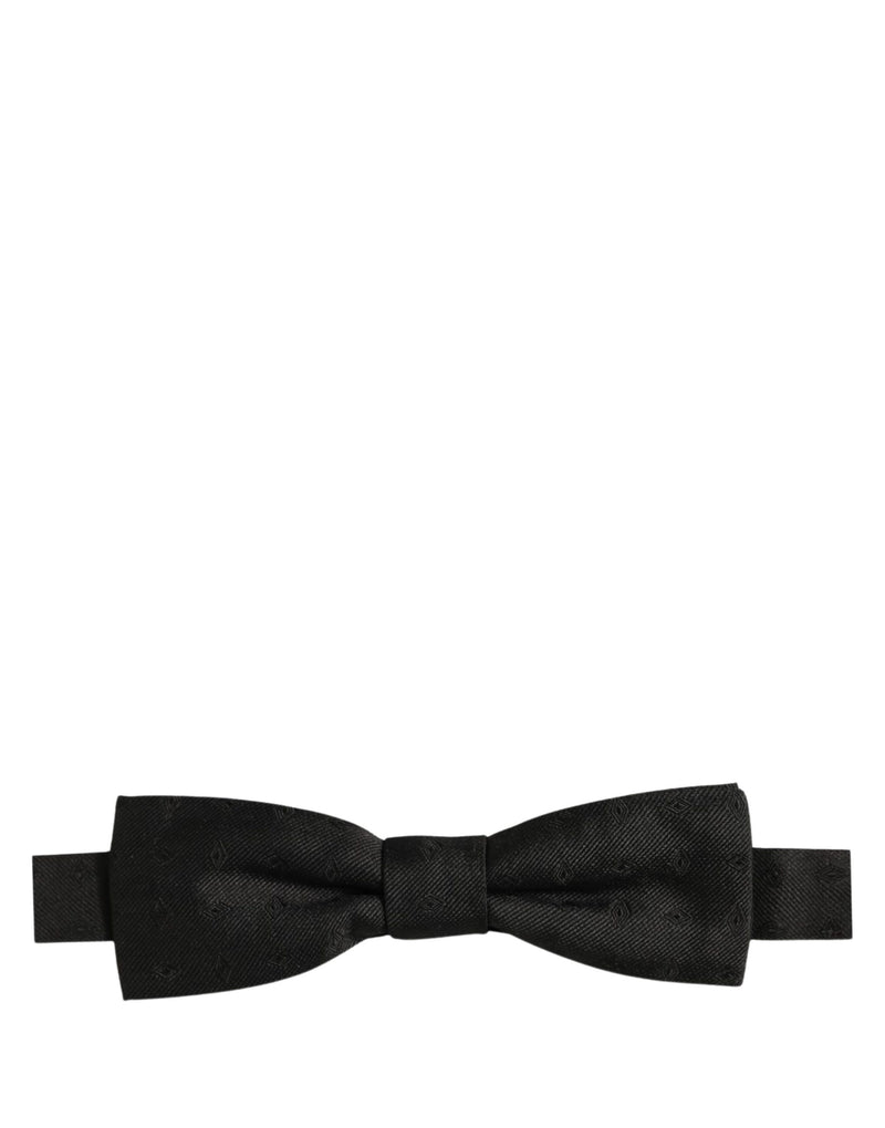 Nœud papillon réglable Dolce & Gabbana Homme Noir 100% Soie