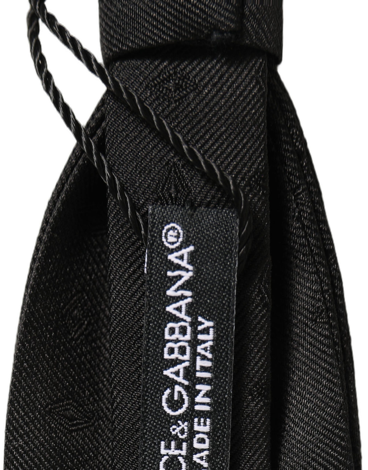 Nœud papillon réglable Dolce & Gabbana Homme Noir 100% Soie