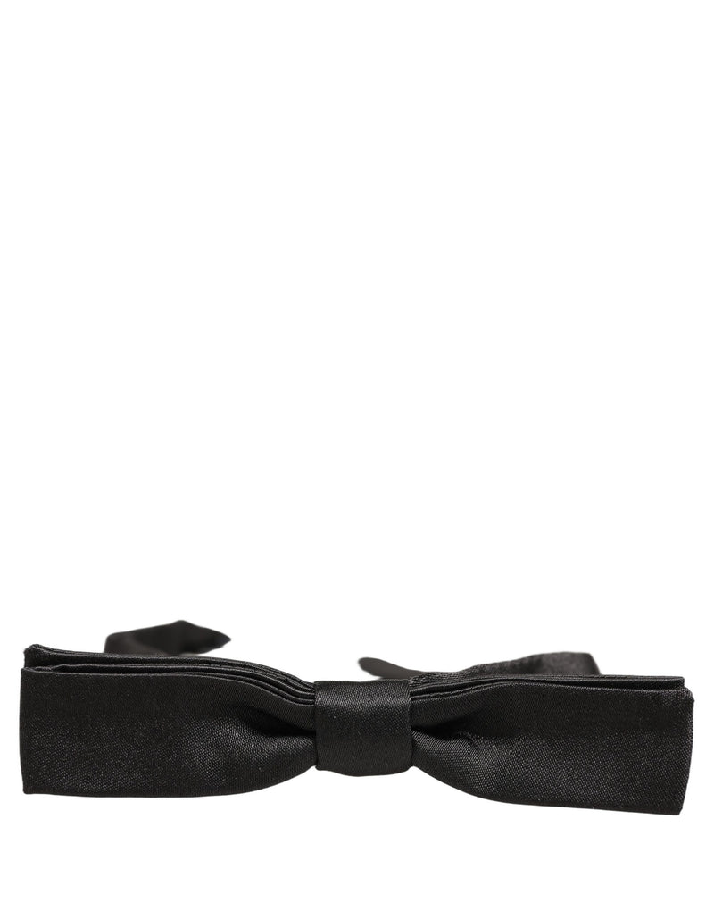 Nœud papillon réglable Dolce & Gabbana Homme Noir 100% Soie