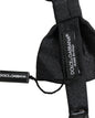 Dolce & Gabbana Men Black 100% Silk Adjustable Neck Papillon Bow Tie