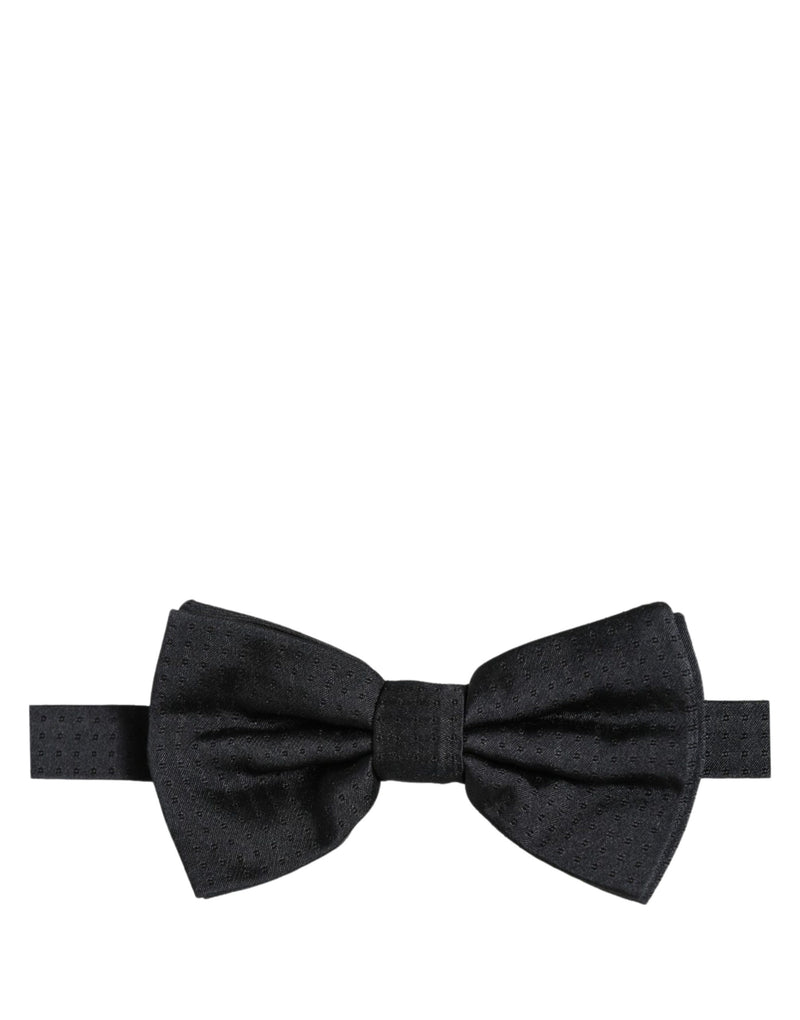 Nœud papillon réglable Dolce & Gabbana Homme Noir 100% Soie