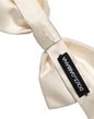 Dolce & Gabbana Men White 100% Silk Adjustable Neck Papillon Bow Tie