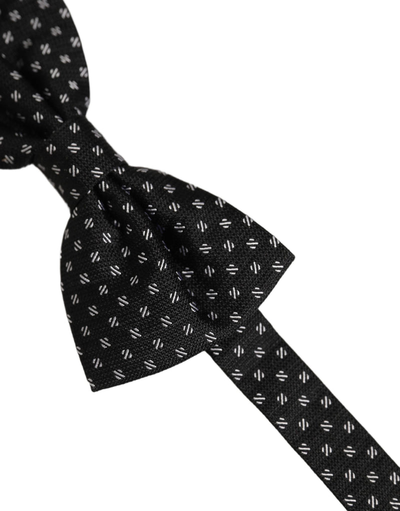 Nœud Papillon Dolce & Gabbana Homme Noir Ajustable à Motifs