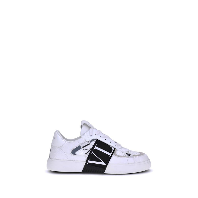 Baskets basses Valentino Garavani Bos Taurus en cuir de veau blanc