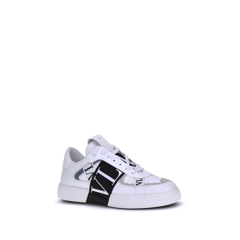 Baskets basses Valentino Garavani Bos Taurus en cuir de veau blanc