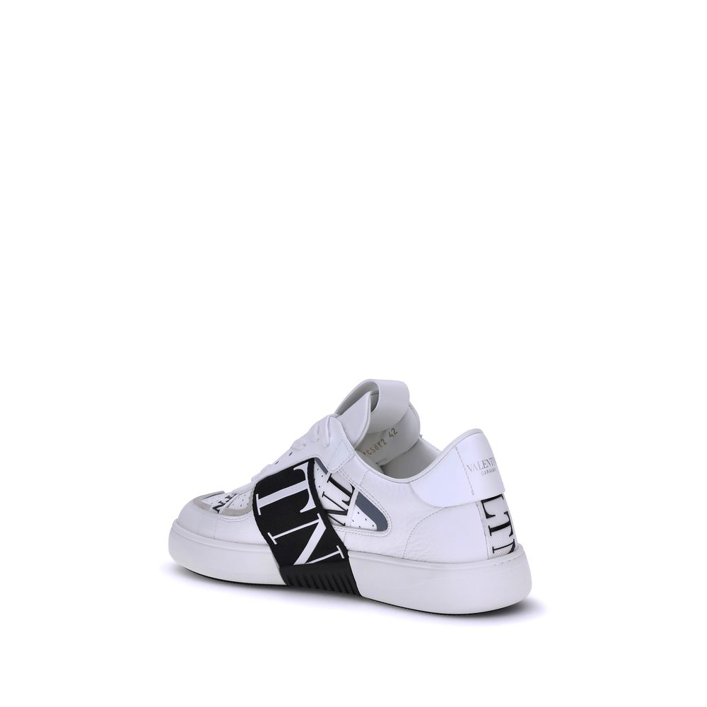 Baskets basses Valentino Garavani Bos Taurus en cuir de veau blanc