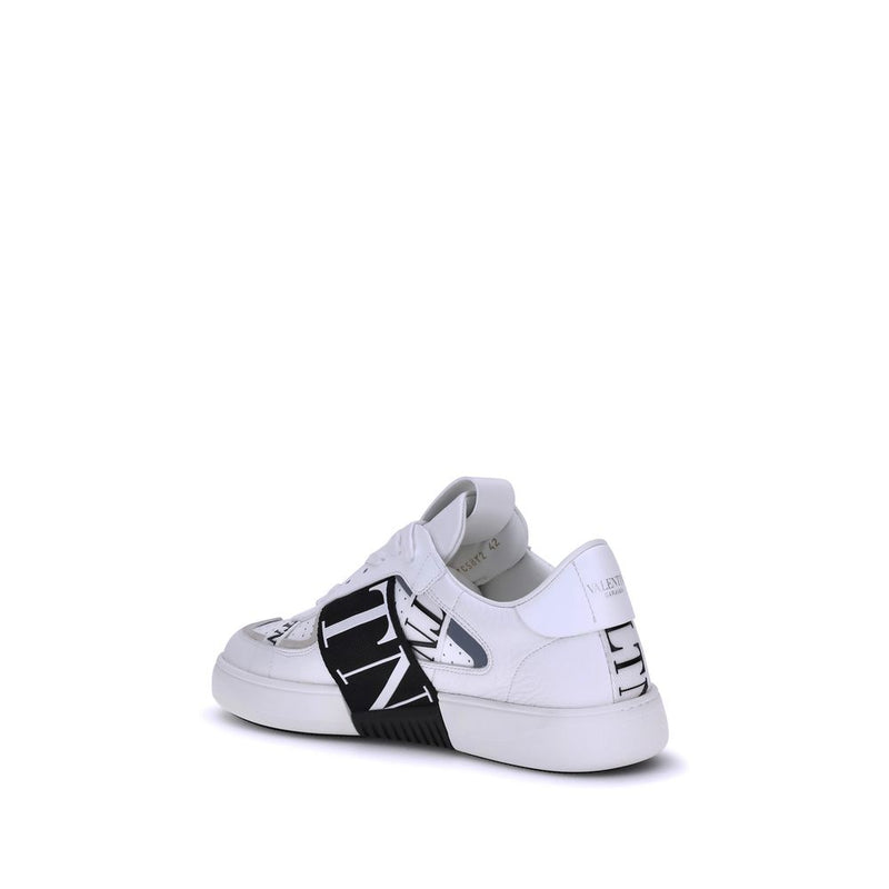 Baskets basses Valentino Garavani Bos Taurus en cuir de veau blanc