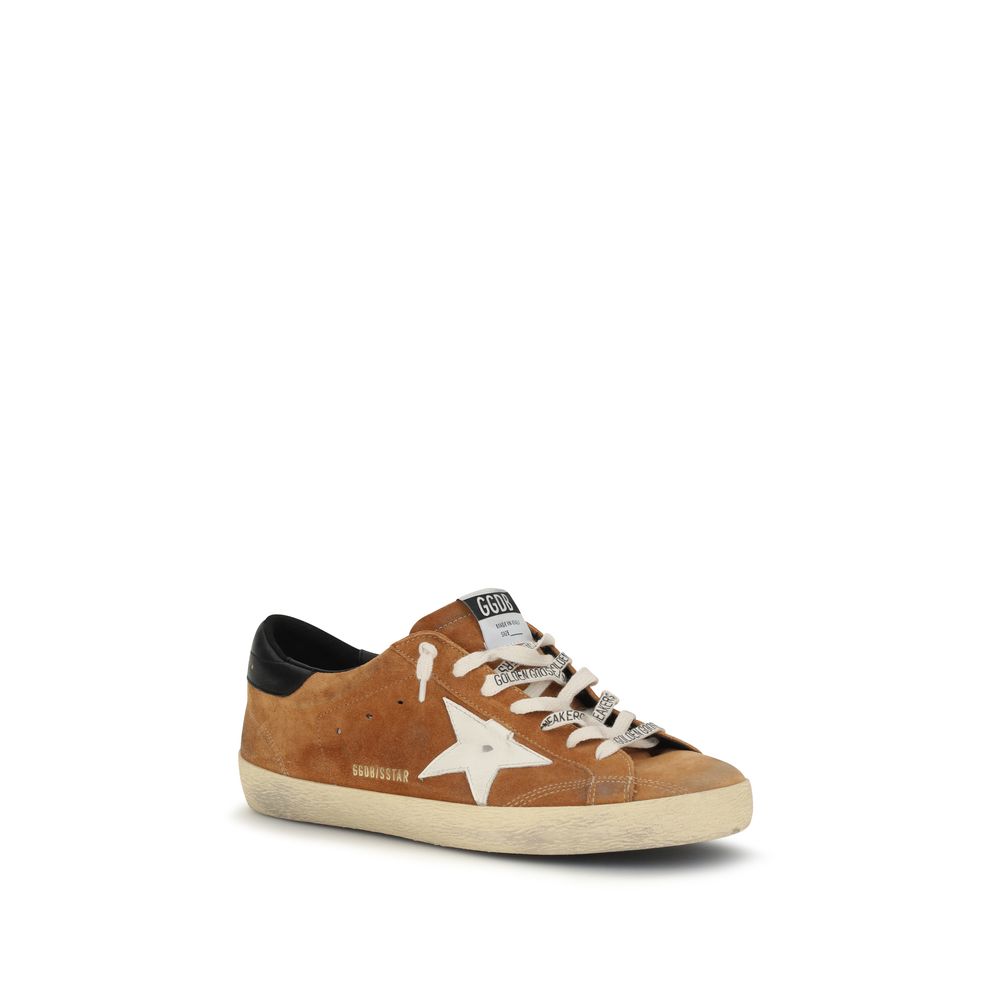 Baskets basses Bos Taurus en cuir de veau marron Golden Goose