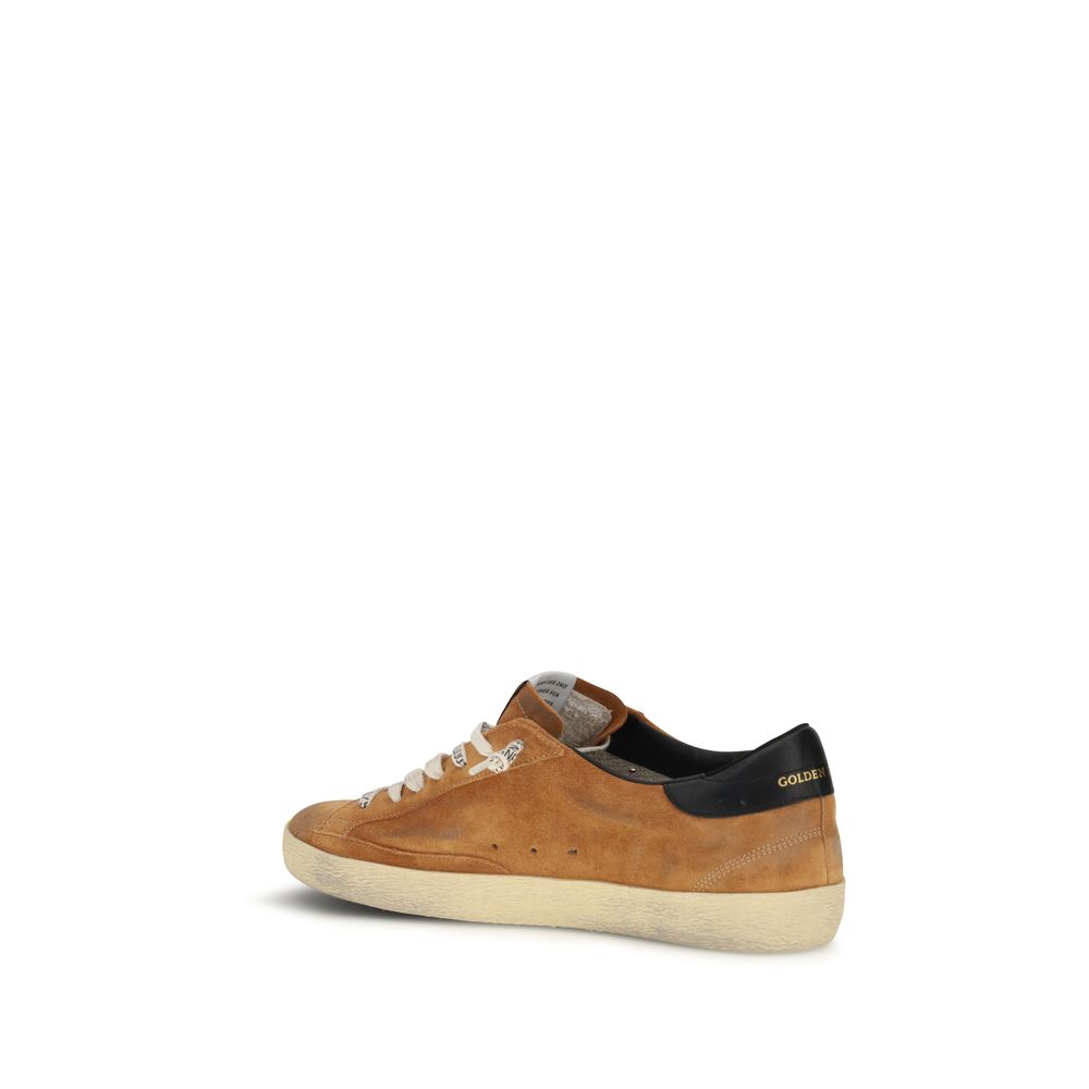 Baskets basses Bos Taurus en cuir de veau marron Golden Goose